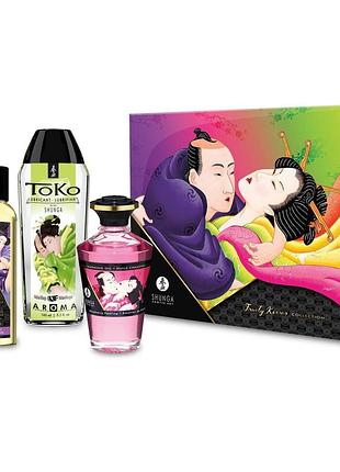 Подарочный набор shunga fruity kisses: фруктово-ягодное удовольствие. passion&books