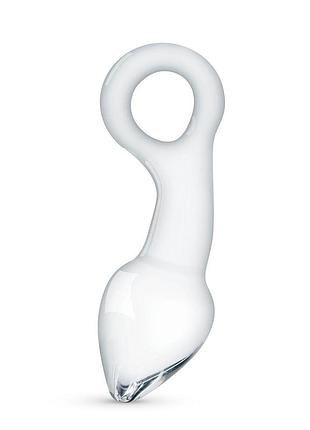 Скляний стимулятор простати gildo glass prostate plug no. 13. passion&books
