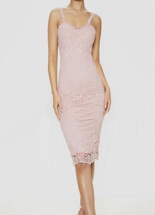 Мереживна пудрова сукня prettylittletjing, xs