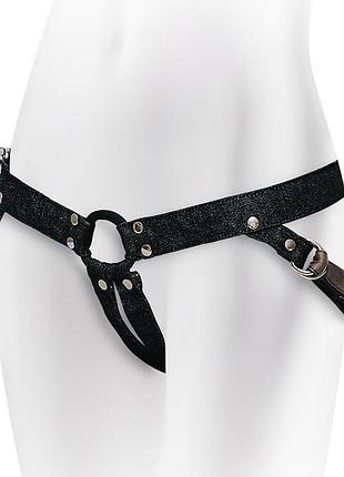 Джинсові трусики для страпону adrien lastic — lastic strap-on. passion&books