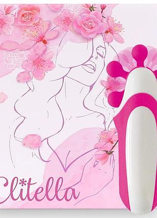 Стимулятор с имитацией оральных ласк feelztoys - clitella oral clitoral stimulator pink. passion&books
