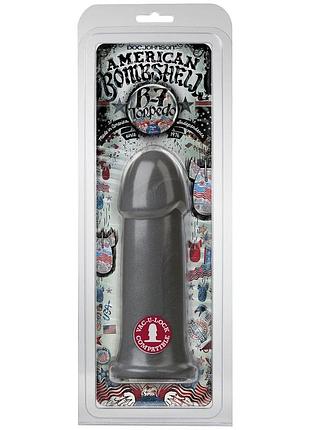 Фаллоимитатор для фистинга doc johnson american bombshell - b-7 torpedo - gun metal. passion&books 2