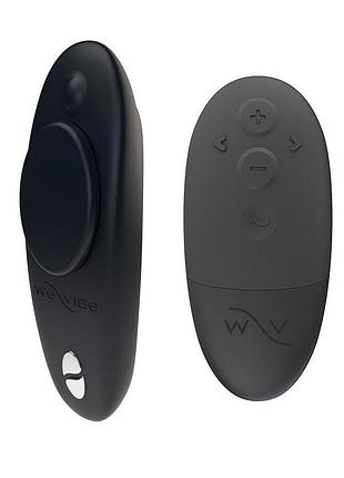 Смарт-вібратор у трусики we-vibe moxie+ satin black, оновлений пульт дк