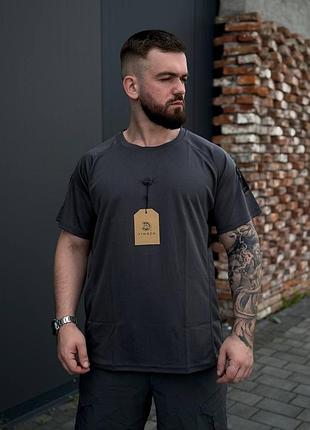 Літній чоловічій новий сірий комплект yinren gen 2 — шорти + футболка