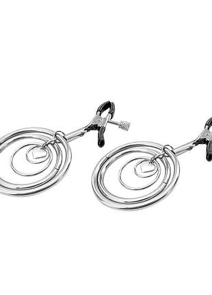 Затискачі для сосків art of sex — nipple clamps triada. passion&books