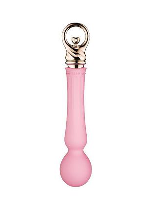 Вибромассажер с подогревом zalo sweet magic - confidence wand fairy pink. passion&books