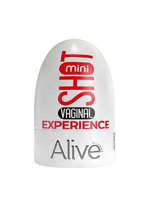 Мінімастурбатор вагіну alive vaginal mini masturbator (flesh). passion&books
