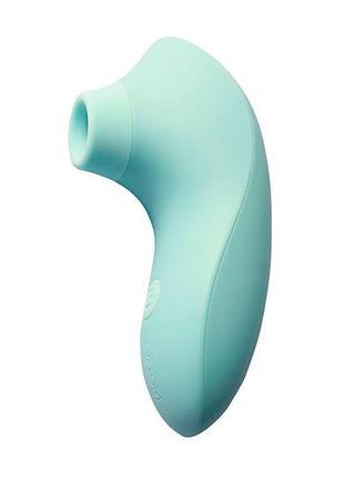 Вакуумний стимулятор svakom pulse lite neo seafoam blue, керується зі смартфона. passion&books