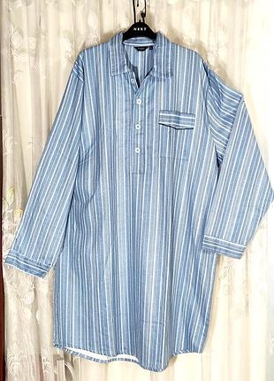 Сорочка нічна чоловіча з довгим рукавом champion nightwear р.xl 100% коттон бангладеш