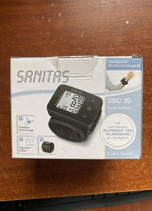 Тонометр на запястье sanitas sbc 30
