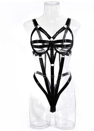 Контурное белье с открытым доступом. портупея. бандаж. эротическое белье