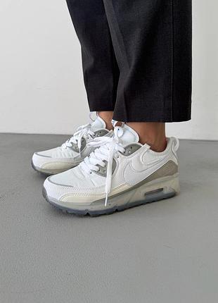 Кроссовки nike mercurial gray and lines blue green paint