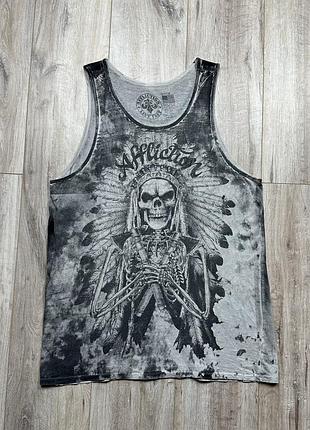 Майка affliction vintage y2k aztec indian style