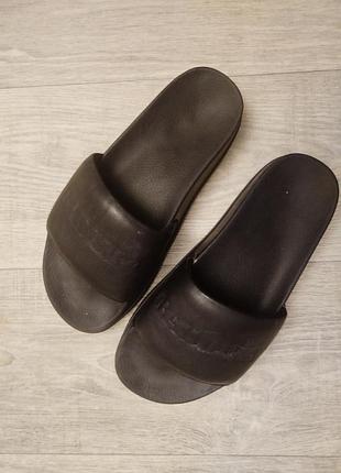 Мужские шлёпки кожа badura