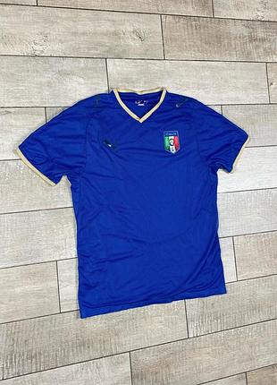 Italy home football shirt 2007 - 2009 jersey blue puma polyester mens size m футбольна футболка