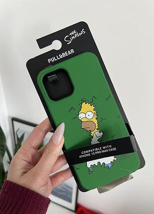 Чохол iphone 12 pro max the simpsons сімсон гомер зелений