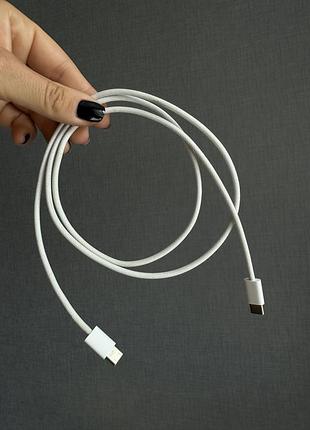 Плетеный кабель apple usb type-c- to usb type-c, с комплекта