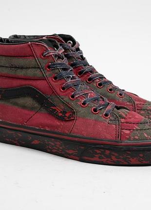 Кеды кроссовки vans sk8-hi freddy krueger horr размер 40
