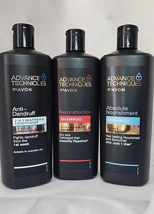 Шампунь для волосся avon advance techniques ейвон 700мл
