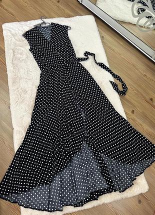 Сукня сарафан в горошок