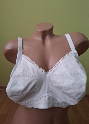 Бюстгальтер м'який без кісточки котон 100c d