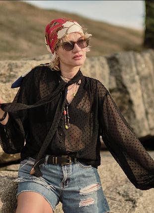 Блуза 🖤 напівпрозора