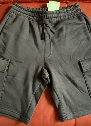 Шорты серые подростковые h&m, р.164/13-14 лет