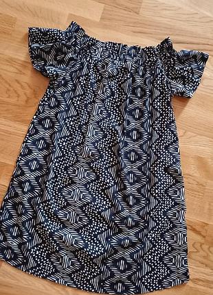 Платье бандо свободного кроя