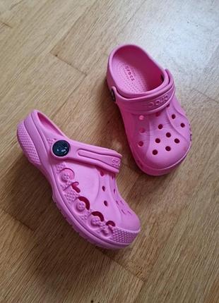 Шлепанцы кроксы crocs c9/ размер 26 оригинал