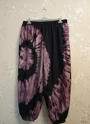 Широкие летние штанишки, батал