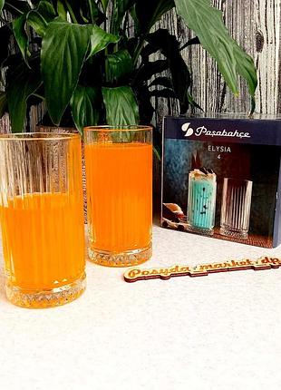 Набор стаканов 445мл/4шт elysia pasabahce 520015