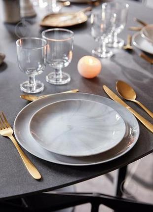 Тарелка десертная 19 см luminarc diwali marble granit p9834