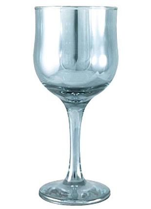 Набор бокалов для вина 240мл/6шт гусь хрустальный тулип "аметист" н-163