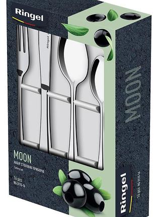 Столові прилади ringel moon набір столових приборів 16 пр. (rg-3115-16)