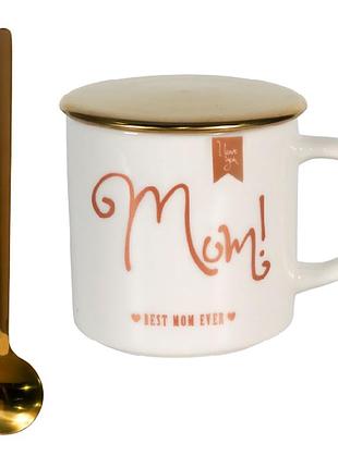 Чашка з кришкою та ложкою westhill for mom, 360 мл