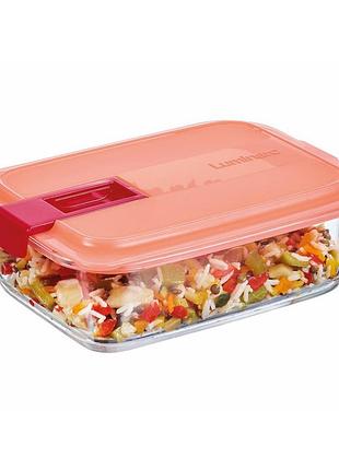 Контейнер прямокутний 820мл easy box coral luminarc q3167