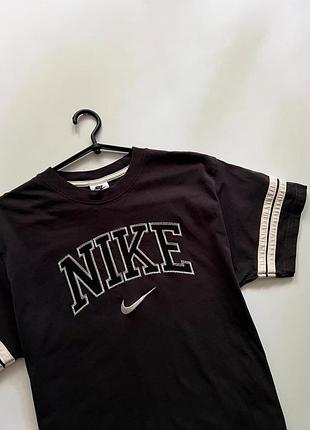 Мужская футболка Nick nike с большим вышитым логотипом