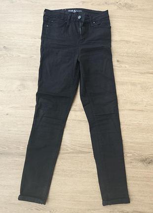 Жіночі чорні скіні штани colin’s