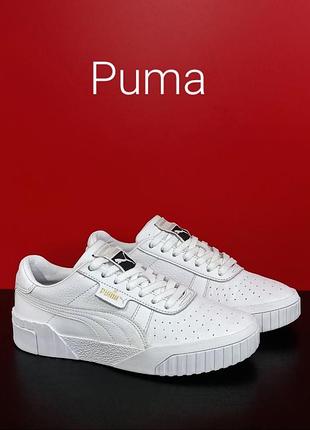 Кожаные женские кроссовки puma cali оригинал