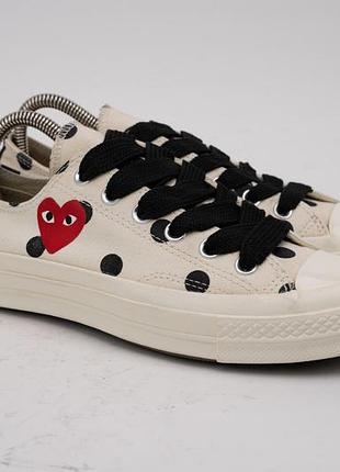 Кеды кроссовки унисекс женские converse x comme des garcons размер 37-38