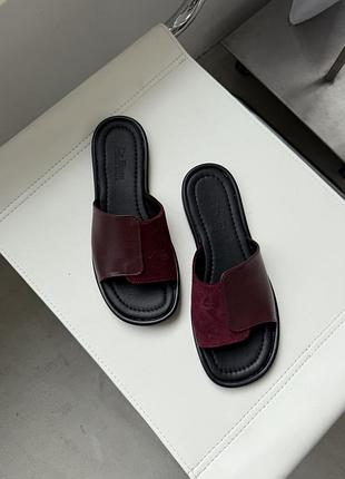 Шльопанці шкіряні