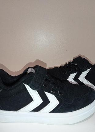 Брендовые легкие кожаные кроссовки hummel.