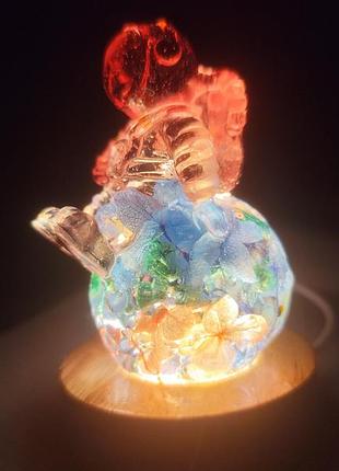 Незвичайний декоративний світильник ручної роботи "космонавт"