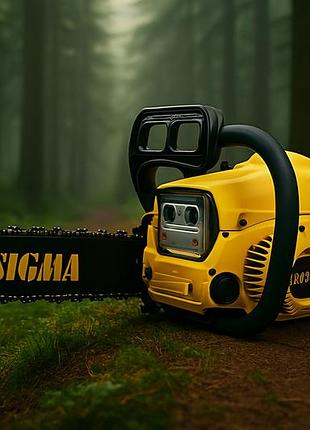 Бензопила цепная 2.4квт шина 45см шаг цепи 0.325 sigma