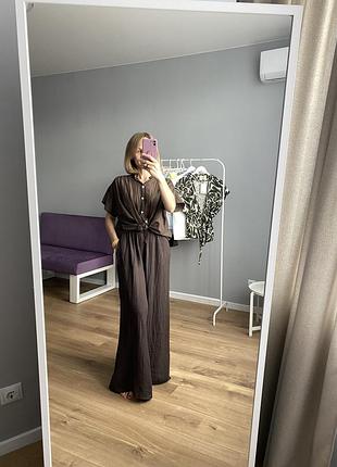 Блуза бавовна + шовк, легка блуза, жіноча блуза, літня блуза