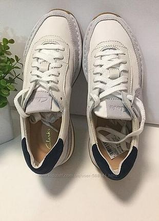 Р. 37.5 clarks женские кожаные кроссовки оригинал5 фото