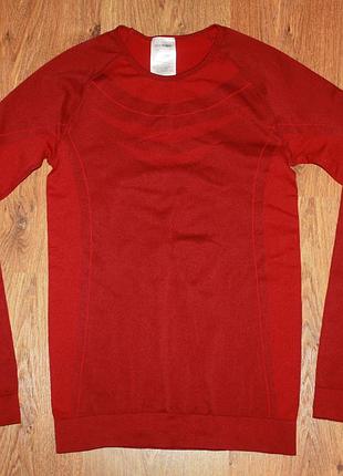 Женский спортивный зональный лонгслив кофта термо crivit xs-s