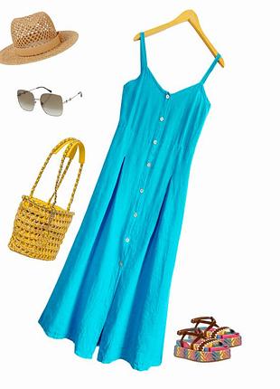 Льняной сарафан