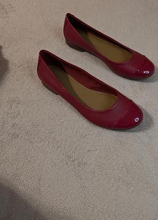 Балетки clarks 41 розмір 26.5 см original шкіряні
