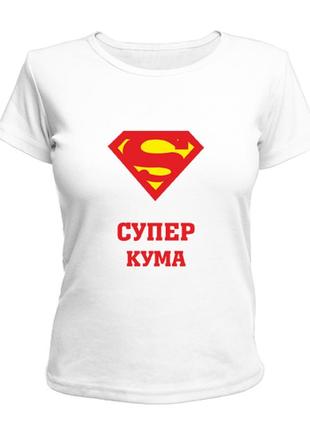 Фп006071	женская футболка с принтом "супер кума" push it